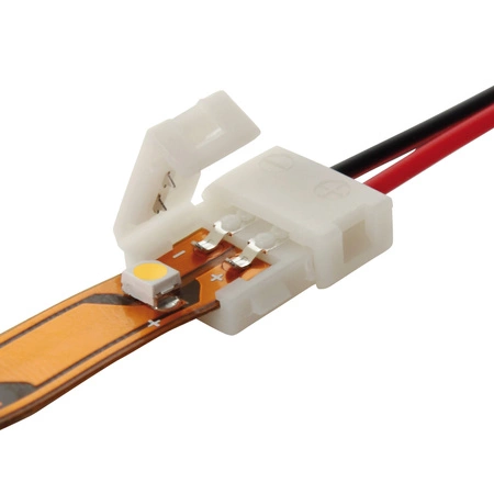 Stecker für LED-Leiste 1-seitig mit 2PIN-Kabel KANLUX