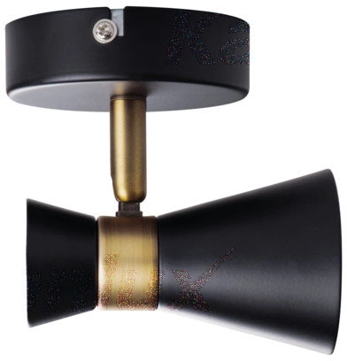 MILENO GU10 Schwarzgold Kanlux Deckenleuchte