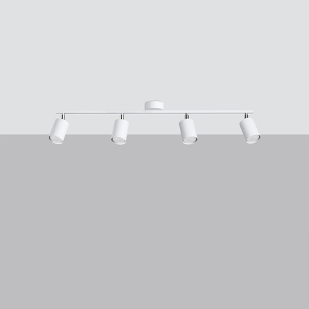 LEMMI 4L 4xGU10 Weiß Modern SOLLUX Deckenleuchte