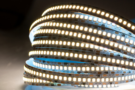 LED-Strip, LED-Streifen 12V 120W 1200LED 2835 10mm 5m neutral LUMILED