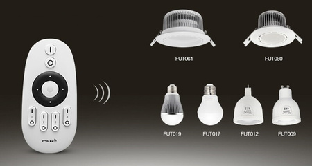 LED-CCT-Funkfernbedienung 4 ZONEN-TASTE Wi-Fi 2,4 GHz Mi-Light - FUT007