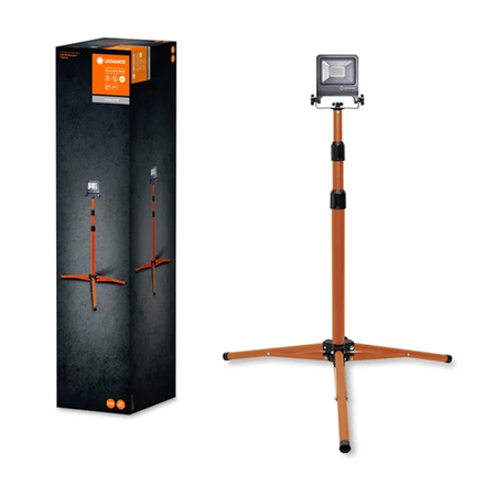 LED Fluter 1x20W 1700lm 4000K IP65 Auf einem Ständer LEDVANCE WORKLIGHT TRIPOD Work Portable