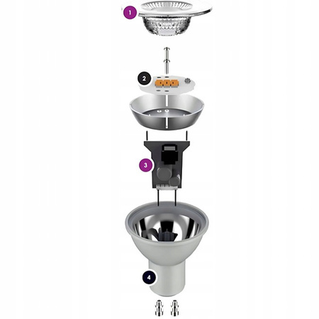 IQ-Glühbirne - LED GU10 6,5W 535lm 2700K Warm 36° KANLUX