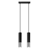 LED-Hängeleuchte LOOPEZ 2xGU10 Schwarz Chrom SOLLUX