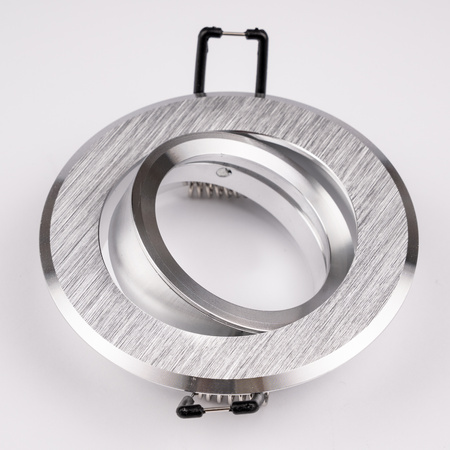 Halogen-Deckeneinbauleuchte rund beweglich GU10 MR16 Silber TRIAM LUMILED