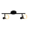 Decken-/Wandleuchte verstellbar 8,4W LED BERG 2 schwarz 3000K GOLDLUX (Polux)