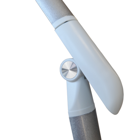 LED Tischlampe 7W 400lm 4000lm Neutral 120° Weiß Silber Dimmbar Madera Sanico Goldlux