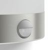 PYTHON 3.8W Bewegungsmelder LED Gartenlampe 2700K Warm IP44 Silber PHILIPS