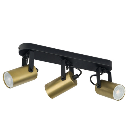 REDO BLACK/GOLD Spot-Reflektor Schwarz/Gold Modern 3xGU10 2799 TK Lighting