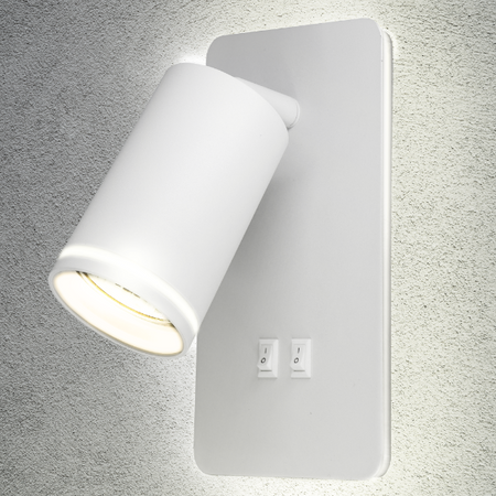 Wandlampe 6W 300lm 4000lm Neutral 120° 1 xGU10 Weiß PARIS Sanico Goldlux