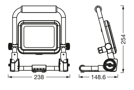 LED-Flutlicht Arbeitslampe 20W 2000lm 6500K Tragbar LEDVANCE