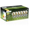 6x LED-Lampe E27 Ball P45 4W = 40W 470lm 3000K Warm 360° FILAMENT LUMILED