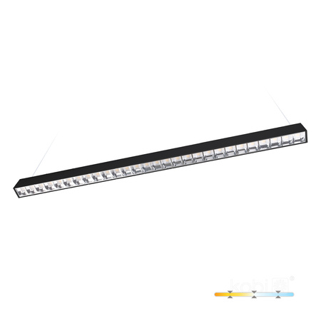 LED-Deckenleuchte 30W 3300lm CCT Schwarz Koline Kobi