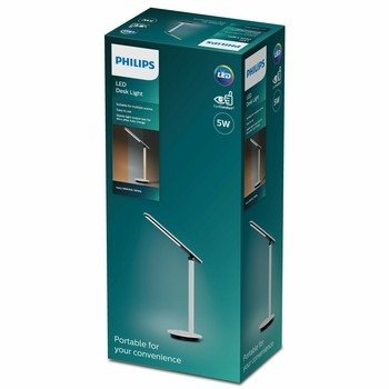 IVORY 5W CCT LED-Tisch-Schreibtischlampe dimmbar über USB weiß PHILIPS