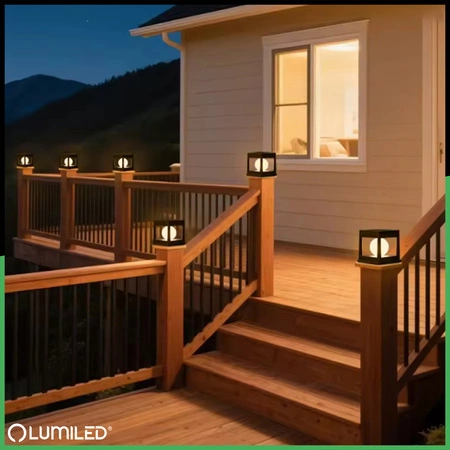 LED KWADRUS Solar Garten Lampe Angetrieben Outdoor Sphere 3000K LUMILED