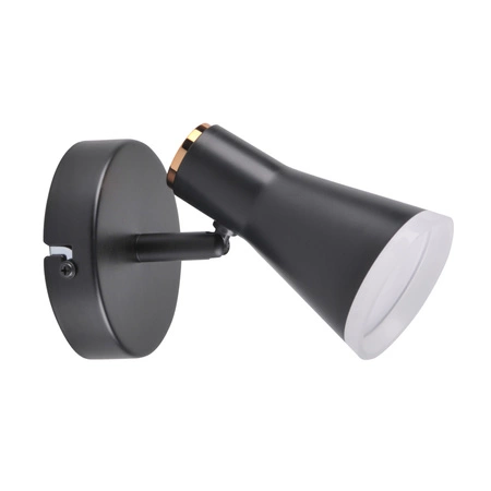 Verstellbare Wandleuchte 4,2W LED BERG 1 schwarz 3000K GOLDLUX (Polux)