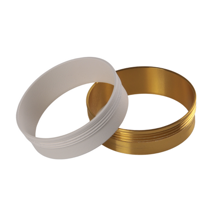 Beleuchtung Stromschienenset 1m + 3x MARIBEL GU10 Weiß + Gold