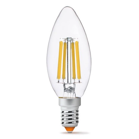 LED Lampen E14 C35 Kerze 6W = 60W 806lm 3000K Warm 360° FILAMENT Videx