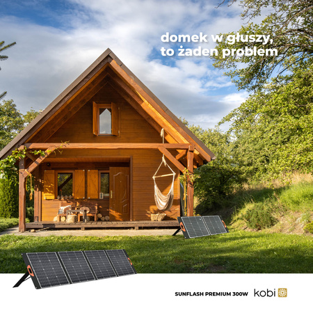 Solarpanel Photovoltaik tragbar faltbar Sunflash 300W KOBI