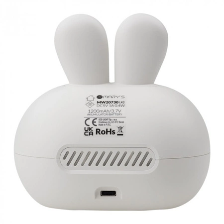 Elektronischer Wecker für Kinder Grau USB Wiederaufladbar 1200mAh MARY'S KINGDOM