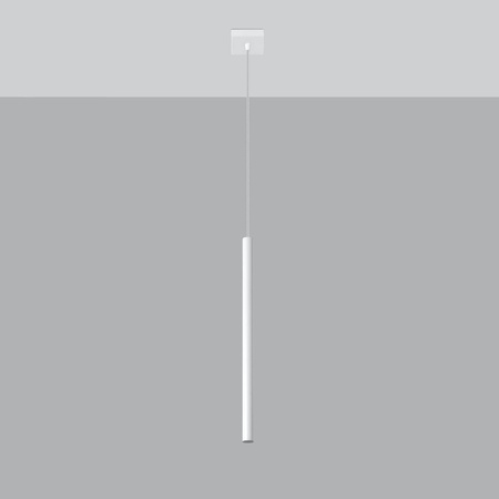 PASTELO 1 G9 abgehängte Deckenleuchte Minimalistisch Weiß SOLLUX