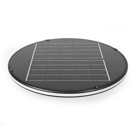 LED Street Solar Gartenlampe mit Bewegungssensor 15W 1400lm 3000K-5000K CCT Schwarz VL-GLSO-1254-S Videx