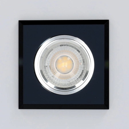 Flush Mount GU10 Halogen Einbaustrahler Mesh Schwarz Quadratisch Kobi