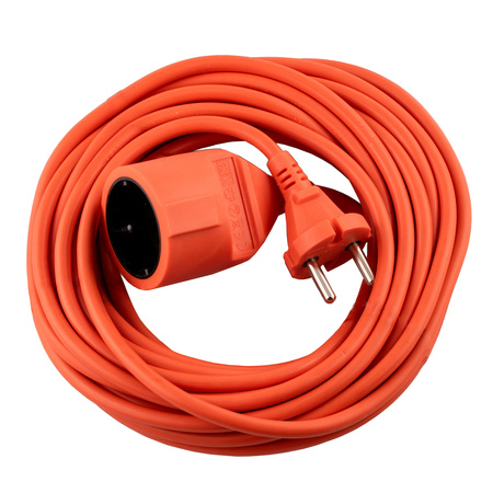 Garten Verlängerungskabel Konstruktion Single 1 Sockel 10m Orange Cord GRIDEN Lumiled