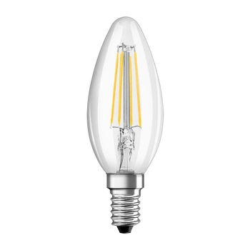 LED Leuchtmittel E14 B35 CL 5,5W = 60W 806lm 2700K Warm 300° OSRAM STAR Filament