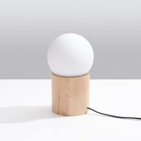 BOOMO G9 Nachttischlampe aus Holz Modern SOLLUX
