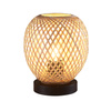 Tischlampe E27 Beige BAMBUS NATURAL Sanico Goldlux