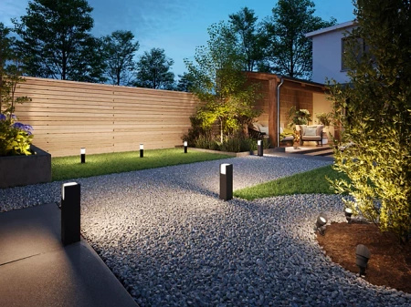 LED-Gartenleuchte für den Außenbereich PEDESTAL GardenLink 6W 12V 4000K IP44 Anthrazit PHILIPS