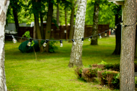 Lichterkette für den Außenbereich Gartengirlande 20 m 20 xE27 LED 1,3 W