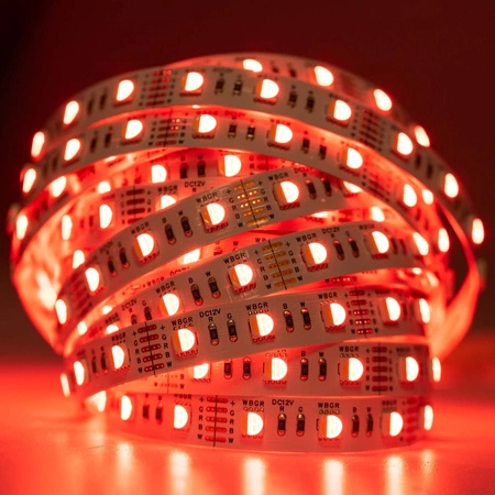 LED-Strip, LED-Streifen 12V 72W 300LED 5050 12mm 5m RGB + NB LUMILED