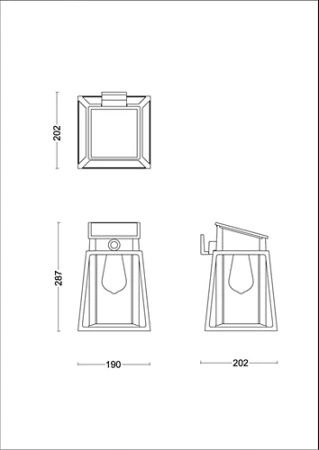 Garten-Wandleuchte Solar LED-Fassadenleuchte 3.2W 470lm 4000K IP44 mit Bewegungs- und Dämmerungssensor Schwarz Lysin Ultra Efficient Philips