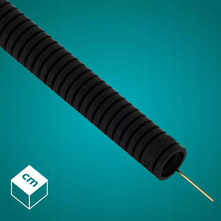 Wellrohr RKGS 16 mm 750N Leitung mit Fernbedienung für Kabelschutz 25m Schwarz AKS ZIELONKA