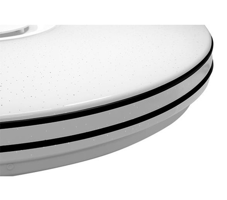 PLAFON LED 50cm runde Deckenleuchte RGBW 3000K-6500K + Fernbedienung BLUETOOTH-Lautsprecher