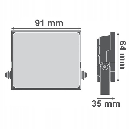 LED Fluter Halogen 10W 4000K 900lm IP65 Ecolight