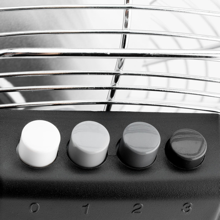 Bodenluftzirkulator FAN 35cm 55W Chrom