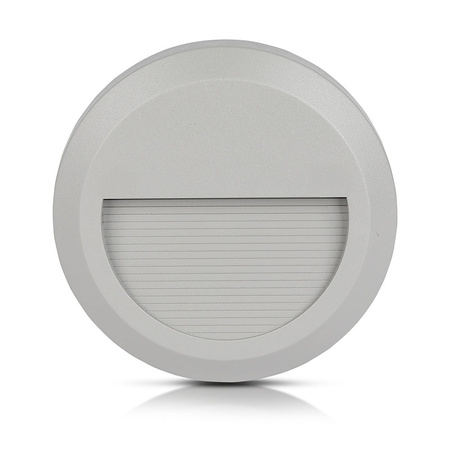 LED-Treppenleuchte 2W 4000K Runde graue Stufenleuchte VT-1142 V-TAC
