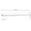 LED-Linienanbauleuchte 40W 5200lm 4000K Neutral 120° Weiß IP65 120cm Masterled
