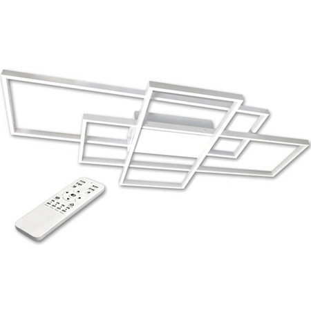 LED-Kronleuchter-Deckenleuchte 126W CCT GALAXIS HYDRA Weiß + Fernbedienung