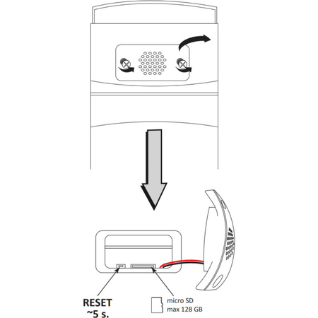 COSMO Z2 IP65 Full HD 2Mpx Außenkamera Tuya SMART WIFI GOLDLUX (Polux) PIR