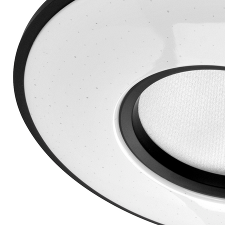 Plafond LED-Deckenleuchte 18W 1850lm 4000K Neutral 120° Weiß Schwarz IP44 Detroit Sanico Goldlux