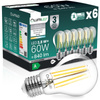 6x LED-Lampe E27 A60 3,8W 840lm = 60W 4000K neutralweiß 360° Filament Energieklasse A LUMILED