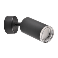 Wand- und Deckenstrahler GU10 Schwarz IP44 TURYN Sanico Goldlux