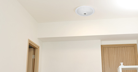 LED-Deckenleuchte 2x E27, Innenleuchte mit Bewegungs- und Dämmerungssensor DALLAS LUMILED