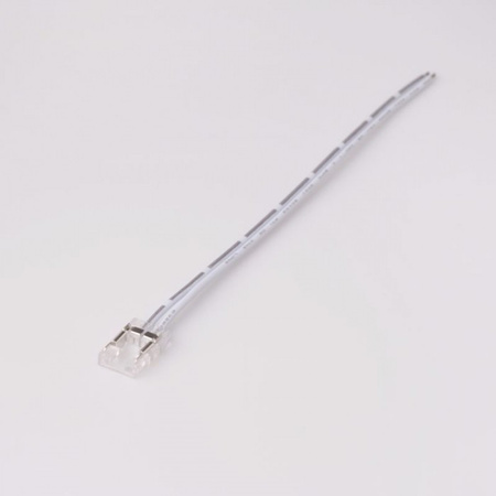 Steckverbinder für LED COB NEON MONO 8mm 1-seitig gewinkelt mit Leiter