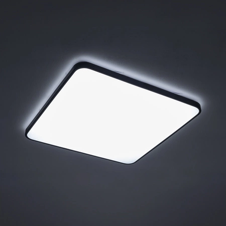LED-Aufbau-Deckenleuchte für Badezimmer AGNES SQUARE 8136 64W 4000K IP44 Schwarz Nowodvorski