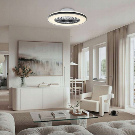 LED Plafond Deckenventilator Licht 55W 3000K-5000K mit Fernbedienung